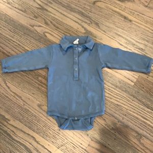 Kate Quinn Organics Collared Onesie 6-12